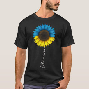 Vintage I Stand With Ukraine Ukraine Flag Sunflowe T-Shirt