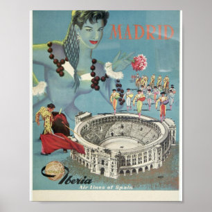 Vintage Iberia “Madrid " Poster