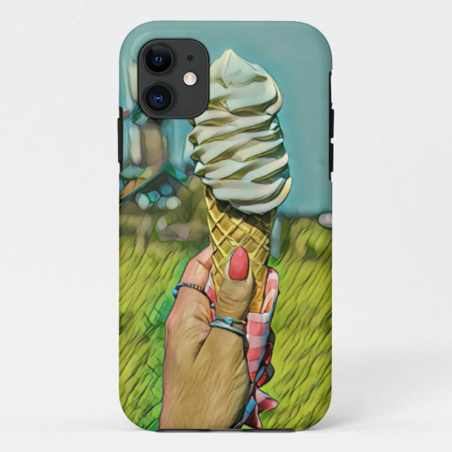 Vintage ice cream artwork Case-Mate iPhone case (Back)