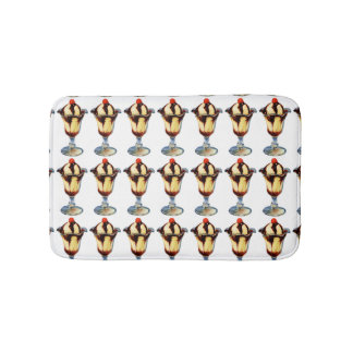 Vintage Ice Cream Sundae Bath Mat