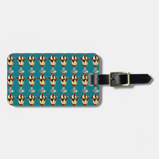Vintage Ice Cream Sundae Luggage Tag