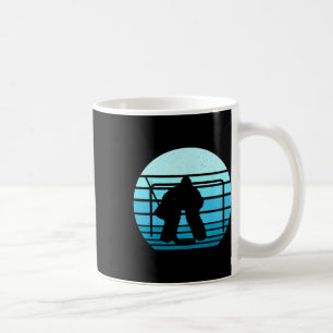 Vintage Ice Hockey Player Blue Hockey Team Retro H Coffee Mug
