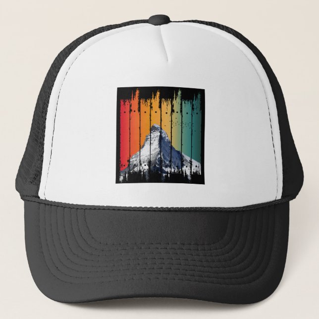 VINTAGE ICE MOUNTAIN COLD MOUNTAINS TRUCKER HAT (Front)
