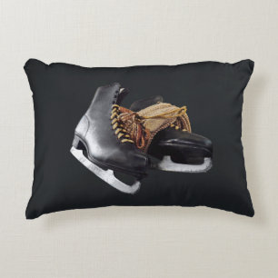 Vintage Ice Skates Decorative Cushion