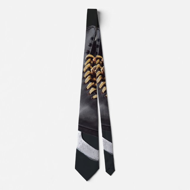 Vintage Ice Skates Tie (Front)
