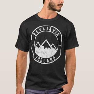 Vintage Iceland with Glaciers T-Shirt