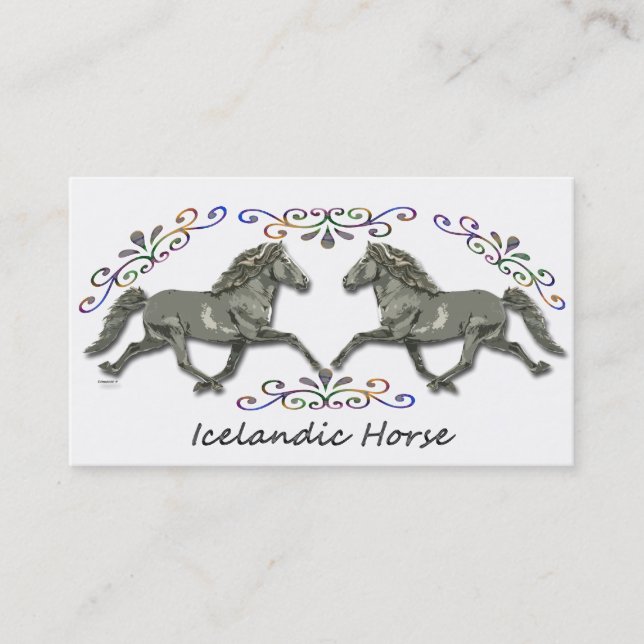 Vintage  Icelandic Business Card (Front)