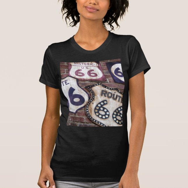 Vintage Iconic Route 66 T-Shirt (Front)
