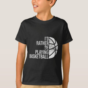 Vintage I'd Rather Be Playing Sketll Present For P T-Shirt