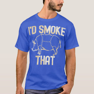 Vintage Id Smoke That Pig T-Shirt