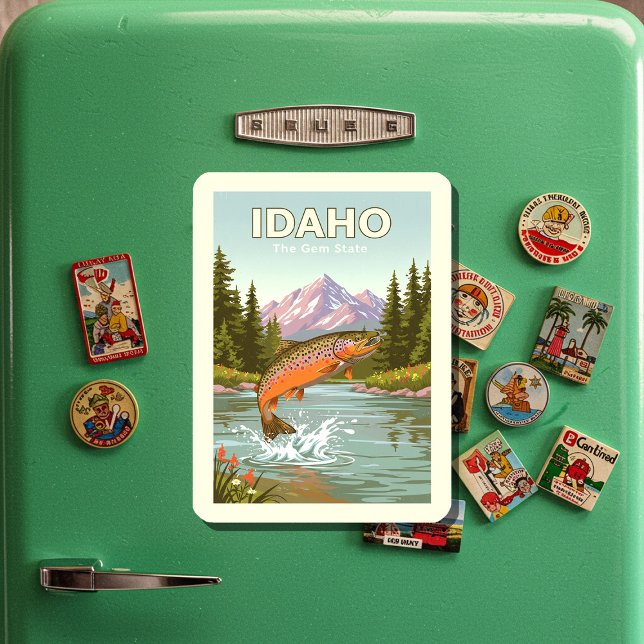 Vintage Idaho Magnet (Creator Uploaded)