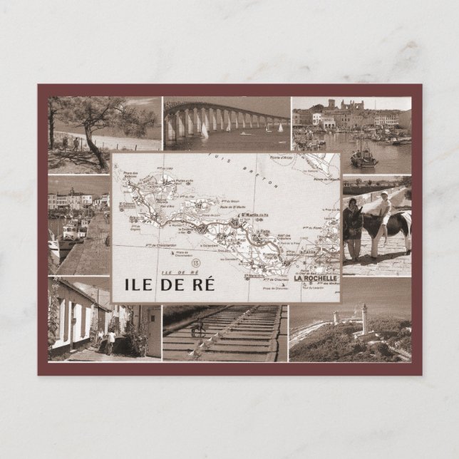 Vintage, Ile de Re Postcard (Front)