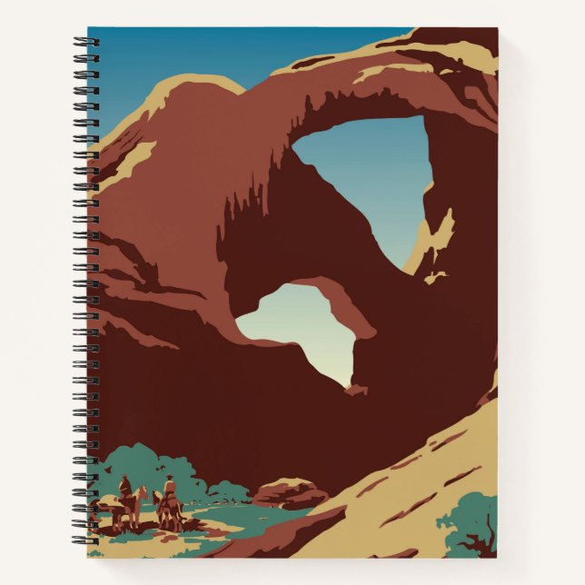 Vintage Illustrated Grand Canyon Bullet Journal (Front)