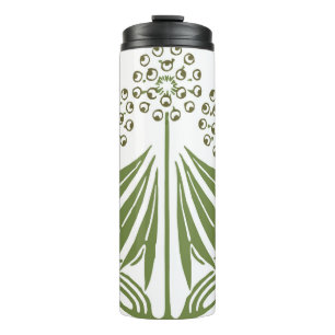 Vintage Illustration - Abstract Art Nouveau Beauti Thermal Tumbler