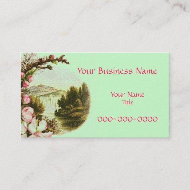 Vintage Illustration Business Card (Front)