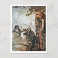 Vintage Illustration by Arthur Rackham Ring Cycle