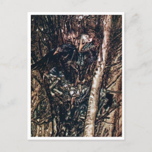 Vintage Illustration by Arthur Rackham Undine Postcard