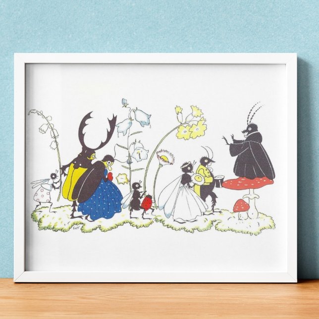 Vintage Illustration by Else Wenz Vietor  Poster (Creator Uploaded)