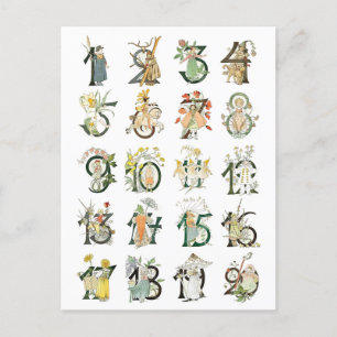 Vintage Illustration by Ottilia Adelborg Postcard