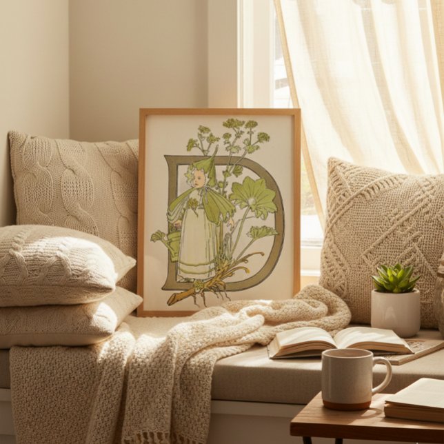 Vintage Illustration by Ottilia Adelborg Poster (Creator Uploaded)