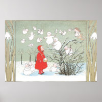 Vintage Illustration by Sibylle Von Olfers Poster