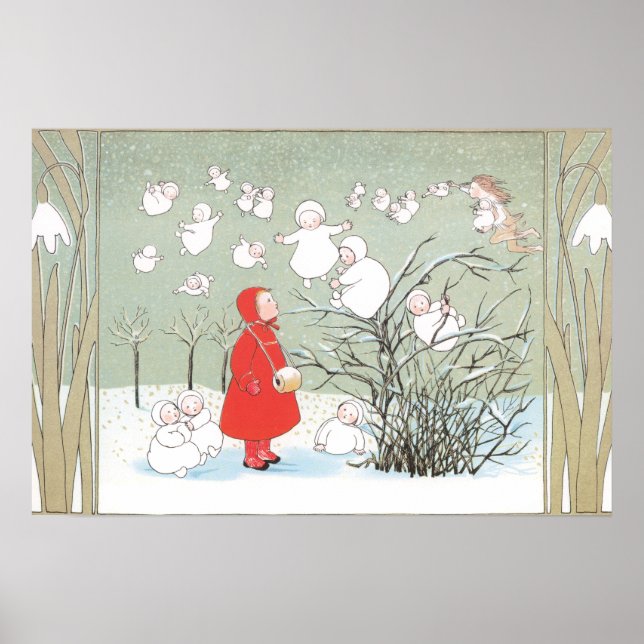 Vintage Illustration by Sibylle Von Olfers Poster (Front)