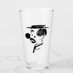 Vintage illustration Clown Glass