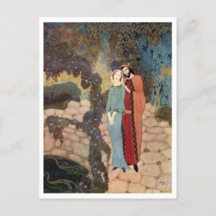 Vintage Illustration Edmund Dulac Postcard