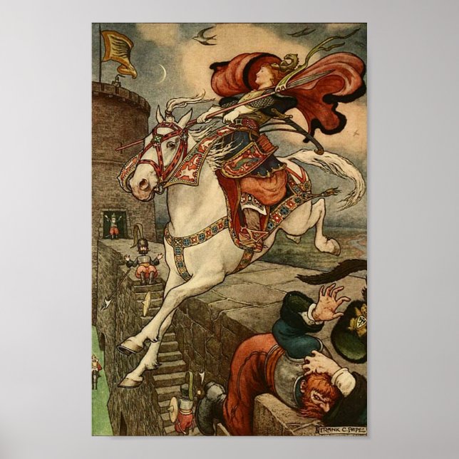 Vintage Illustration Frank C. Pape Poster (Front)