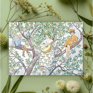 Vintage Illustration Little Lassie by Elsa Beskow 