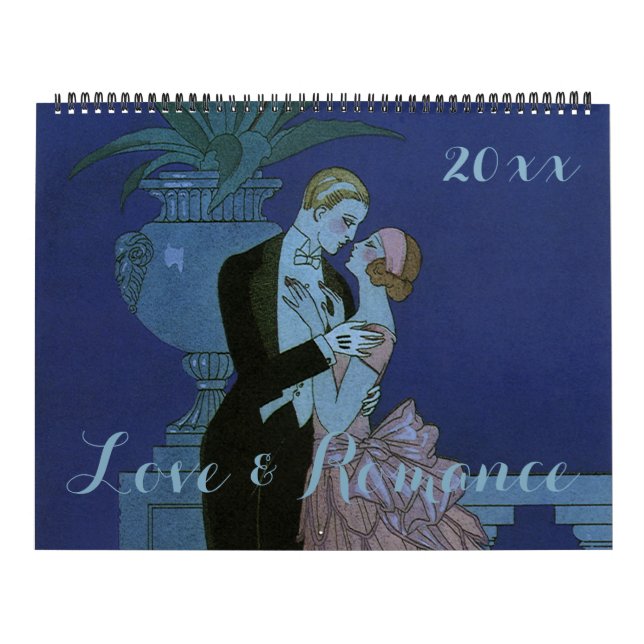 Vintage Illustration Love and Romance Calendar (Cover)