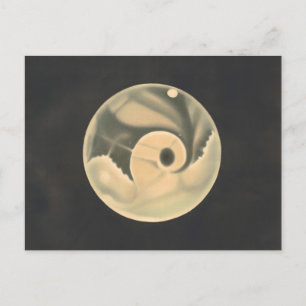 Vintage Illustration of Mars Astronomy Postcard