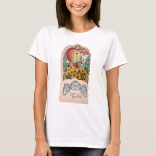 Vintage Illustration of Winged Cherub T-Shirt