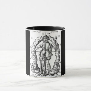 Vintage Illustration of Zodiac Signs Mug