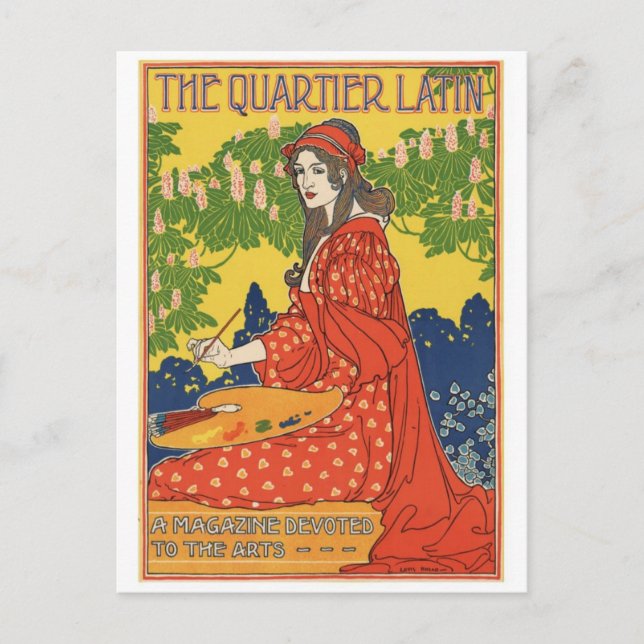 Vintage Illustration Postcard (Front)