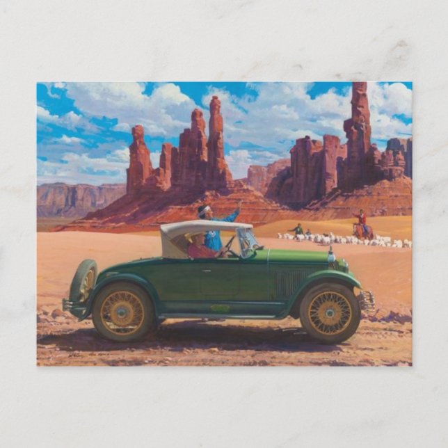 Vintage Illustration Postcard (Front)