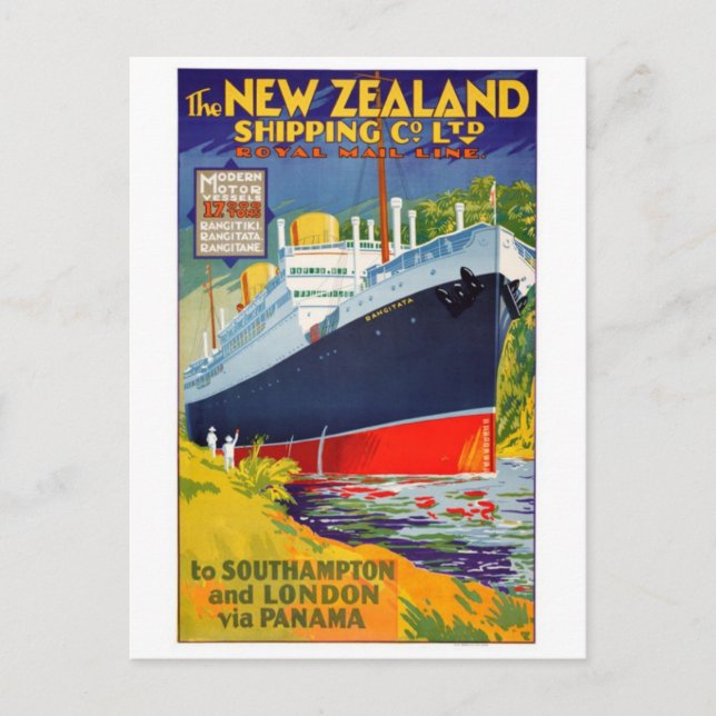 Vintage Illustration Postcard (Front)