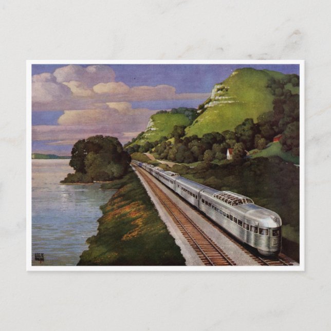 Vintage Illustration Postcard (Front)