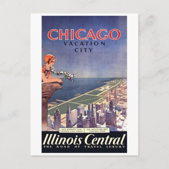 Vintage Illustration Postcard (Front)