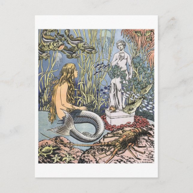 Vintage Illustration Postcard (Front)