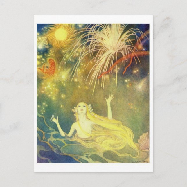 Vintage Illustration Postcard (Front)