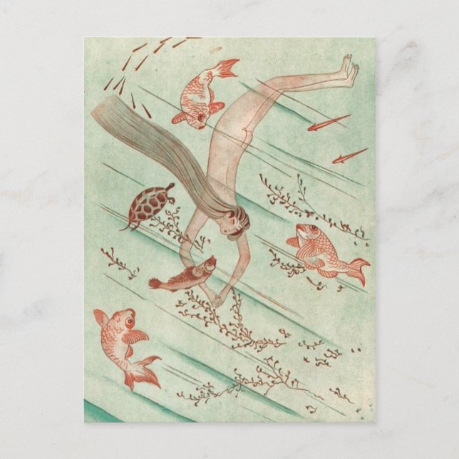 Vintage Illustration Postcard (Front)