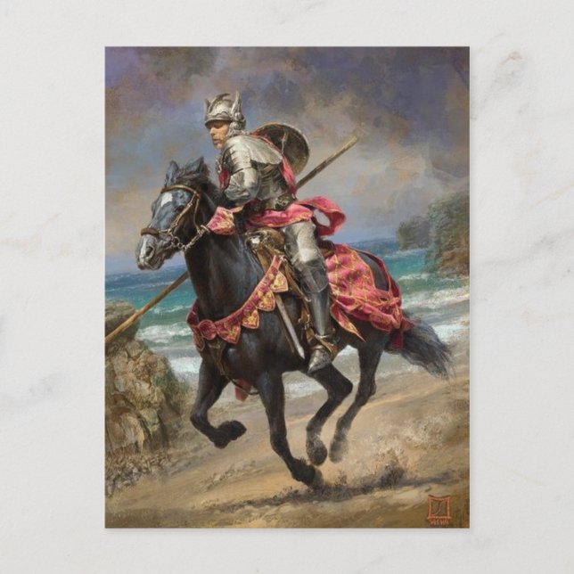 Vintage Illustration Postcard (Front)