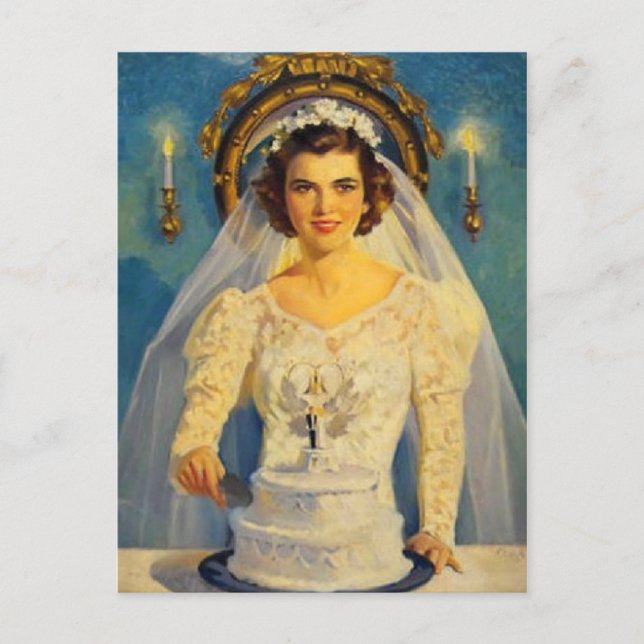 Vintage Illustration Postcard (Front)