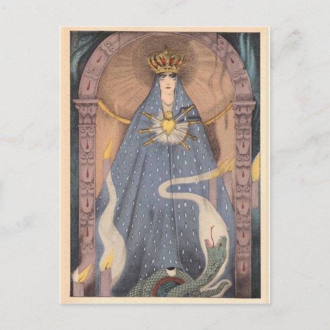 Vintage Illustration Postcard (Front)