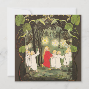 Vintage Illustration Princess in the Forest 