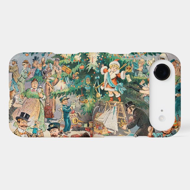 Vintage Illustration Puck's Christmas Tree, 1902 (Back (Horizontal))