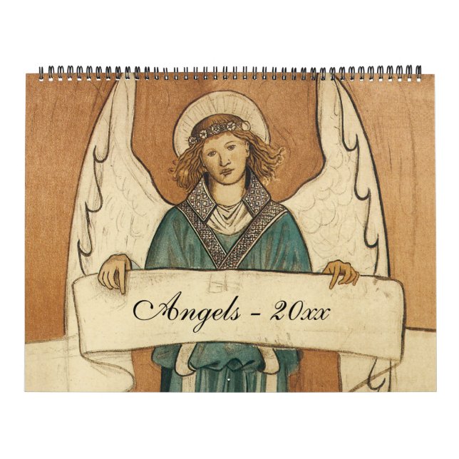 Vintage Illustration Religious Angels, Religious Calendar (Cover)