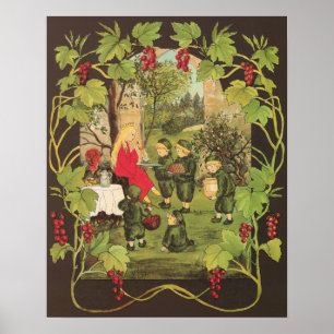 Vintage Illustration Sibylle von Olfers Poster