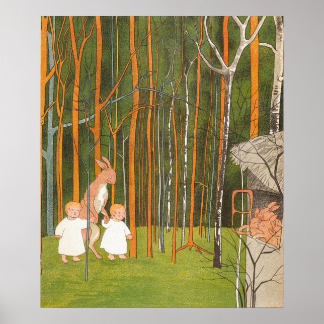 Vintage Illustration Sibylle Von Olfers Poster (Front)